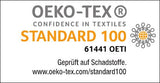 oeko tex standard 100 Etikett auf der Sofadecke 